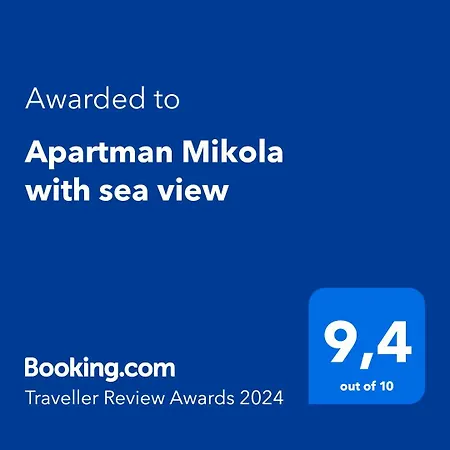 Daire Mikola With Sea View *